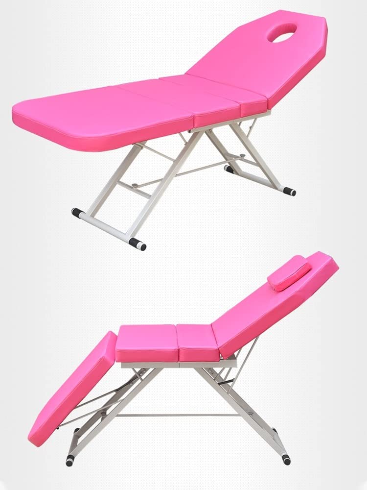 Folding Massage Table 4-Teilig, 182x60x61cm, höhenverstellbar, für Spa & Tattoo