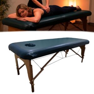 Vinyl Massageliegenabdeckung mit Gesichtsloch, 81,3 cm, PU, wasserdicht